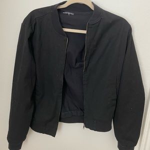 Brandy Melville black bomber jacket